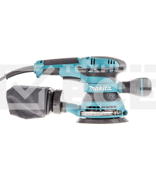 Шлифовальная машина Makita BO5041 ЭШМ,300Вт,ф125мм,4000-12000об\м,ампл-2.8мм,1.4кг,кор,п\сборник,доп.рукоятка