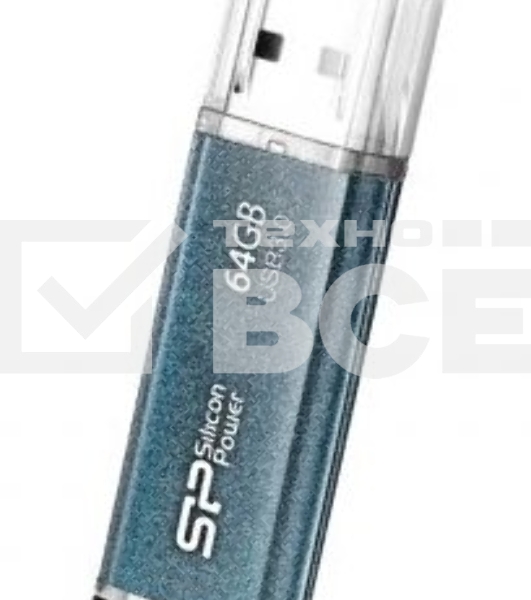 Флеш диск Silicon Power 64Gb Marvel M01 SP064GBUF3M01V1B USB3.0 синий