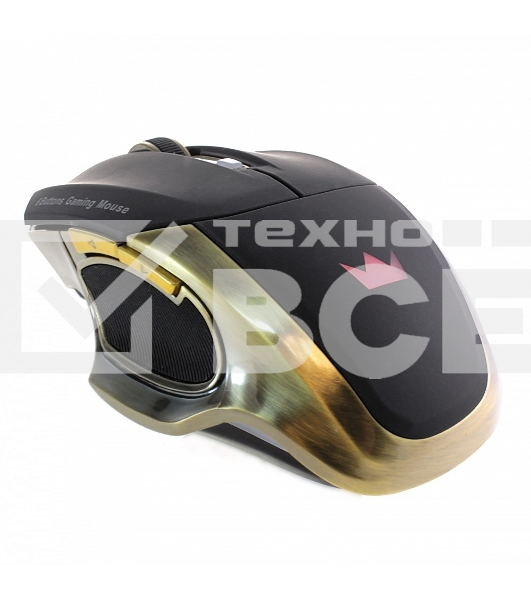 Мышь беспроводная Crown Gaming CMXG-605 черный, 1600 dpi, радиоканал, USB, кнопки - 6