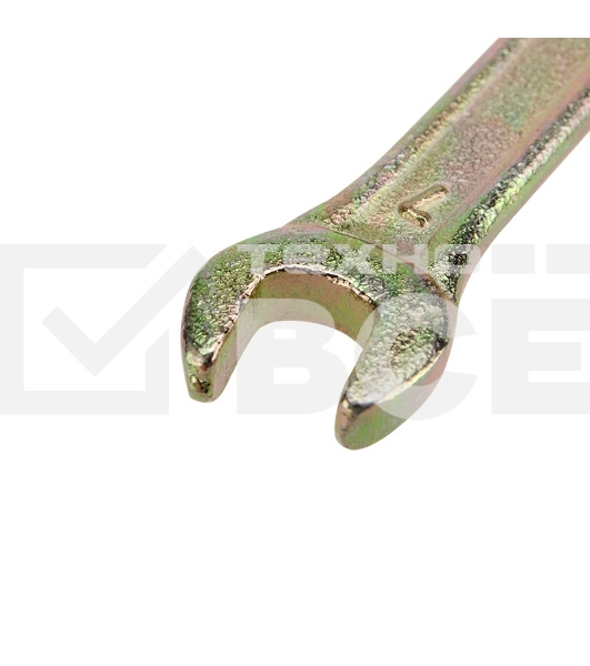 Ключ гаечный рожковый Rexant 6х7 мм, желтый цинк