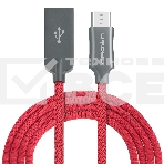 Кабель Crown USB - microUSB CMCU-3132M red, фото 1