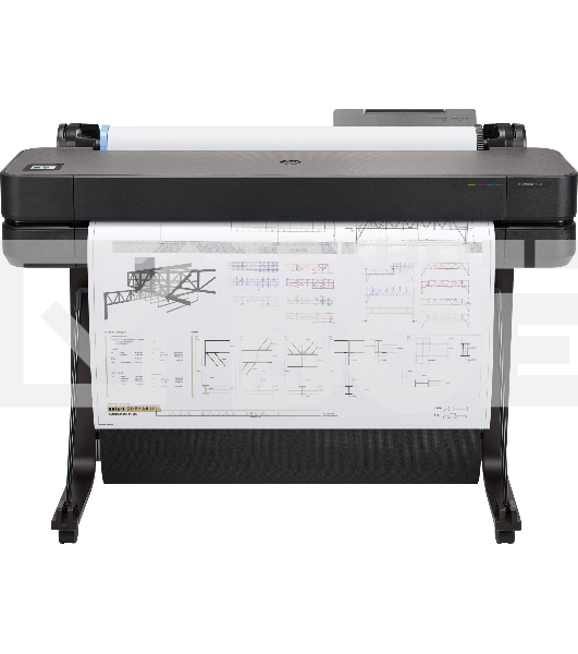Плоттер струйный HP Designjet T630 (5HB11A), A0, 36