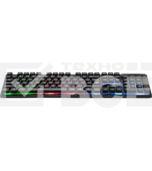 Клавиатура Defender Arx GK-196L RU проводная, USB, черный