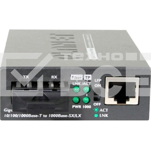 Медиаконвертер PLANET Technology FT-802 10/100Base-TX to 100Base-FX (SC) Bridge Media Converter, LFPT Supported