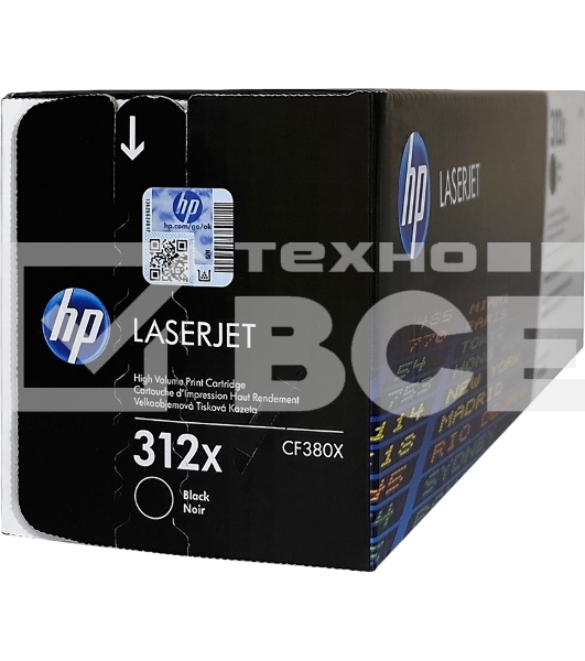 Картридж лазерный двойная упаковка Hewlett-Packard HP 312A CF380XD черный для LaserJet Pro M476dn, M476dw, M476nw 4400 стр.