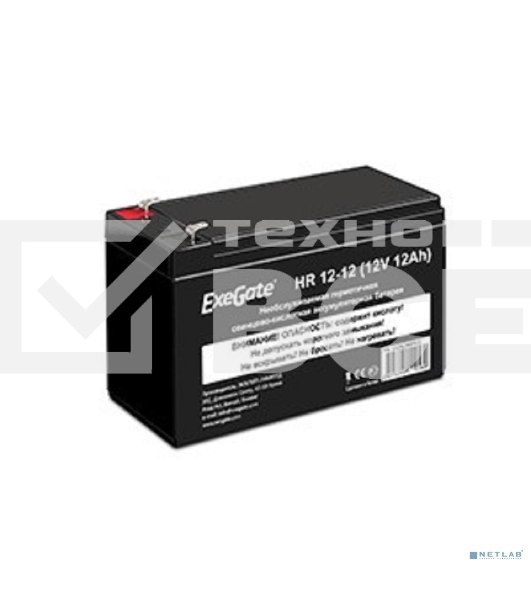Батарея ExeGate HR 12-12 (12V 12Ah 1251W), клеммы F2