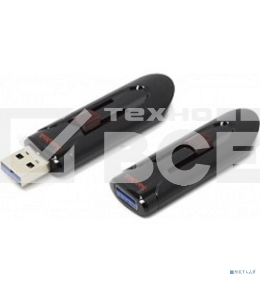 Флеш диск Sandisk 64Gb Cruzer Glide SDCZ600-064G-G35 USB3.0 черный