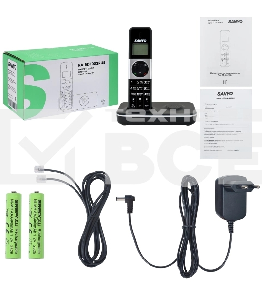 Беспроводной телефон DECT SANYO RA-SD1002RUS