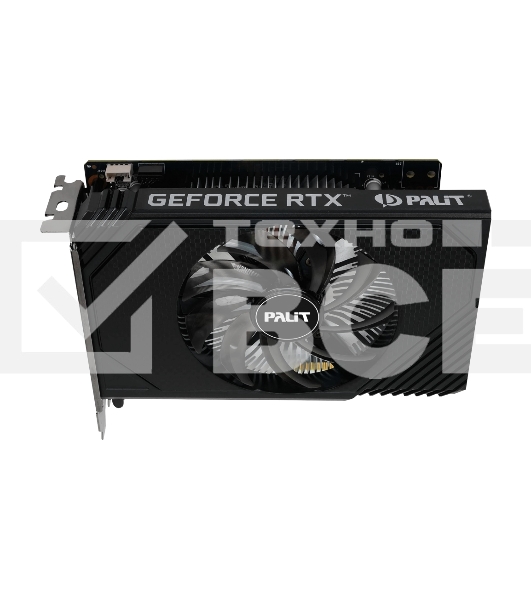 Видеокарта Palit RTX3050 STORMX 6Gb NVIDIA GeForce RTX 3050 6Gb PCI-E 4.0 96bit GDDR6 1042/14000 DVIx1 HDMIx1 DPx1 HDCP Ret