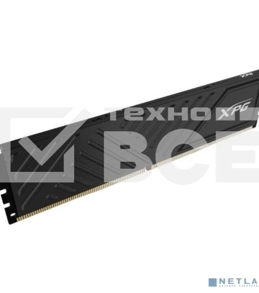 Оперативная память XPG Gammix D35, DDR4, 16GB (1x16GB), 3200MHz, CL16, с радиатором, черный