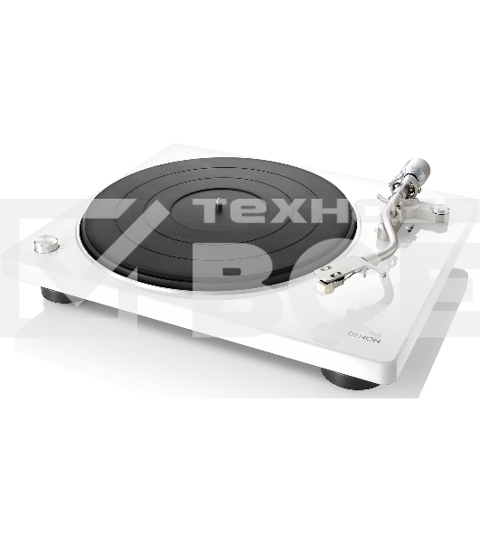 Проигрыватель винила Denon DP-400F, частично автоматический, белый