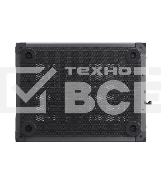 Компьютерный корпус JONSBO C6-ITX Black ITX без БП, боковая панель из закаленного стекла, mini-ITX, черный