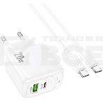 Сетевое зарядное устройство Hoco CS54A Surplu 20W 3A (PD+QC), фото4