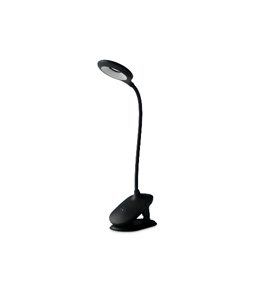 Светодиодная настольная лампа Ambrella light DE703 BK черный LED 3000-6000K 6W