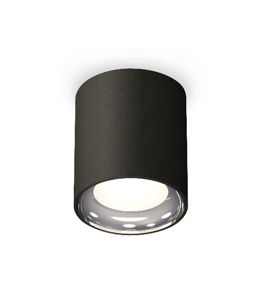 Светильник Ambrella Light XS7422011 SBK/PSL черный песок/серебро полированное MR16 GU5.3 (C7422, N7023)