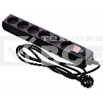 Сетевой фильтр Buro 600SH-16-1.8-B 1.8м (6 розеток) черный (коробка), фото10