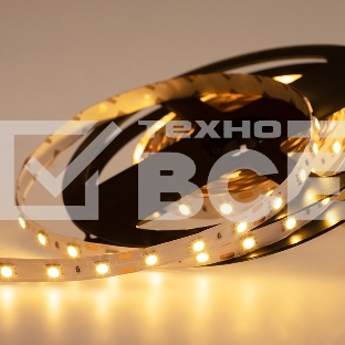 Лента LED открытая, 10 мм, IP23, SMD 5050, 60 LED/m, 12 V, цвет свечения теплый белый