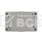 Блок из 2 розеток горизонтальный KRANZ INDUSTRIAL с заземлением открытой установки, IP54, серый, фото10