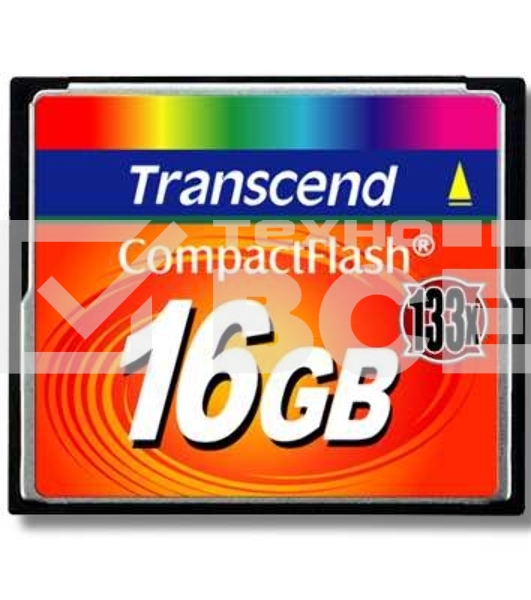 Флеш карта Transcend CF TS16GCF133/CF (Compact Flash)/16 ГБ/40 МБ/с