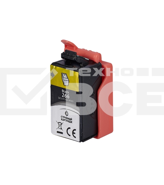 Струйный картридж Sakura C13T26614010 (266 Black) для Epson, черный, 8,8 мл., 250 к.