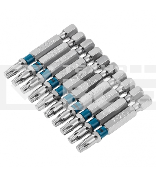 Набор бит TORX 25х50, сталь S2, 10 шт. Gross