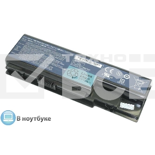 Аккумуляторная батарея для ноутбука Acer Aspire 5520, 5920, 6920G, 11.1v 4400mAh черный
