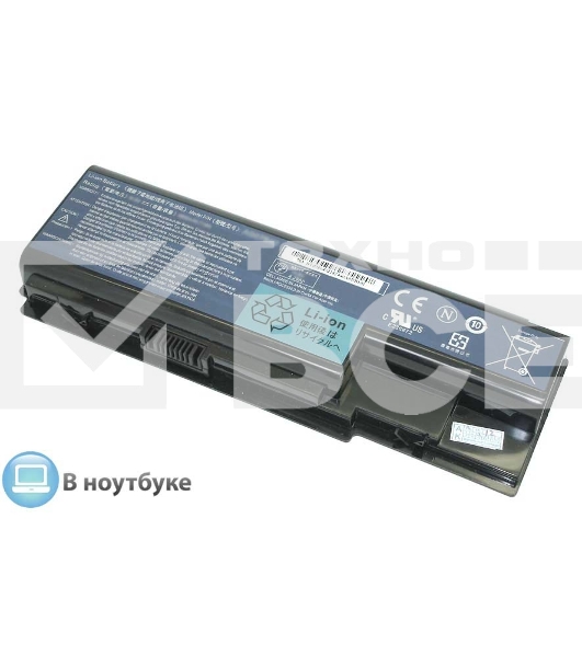 Аккумуляторная батарея для ноутбука Acer Aspire 5520, 5920, 6920G, 11.1v 4400mAh черный