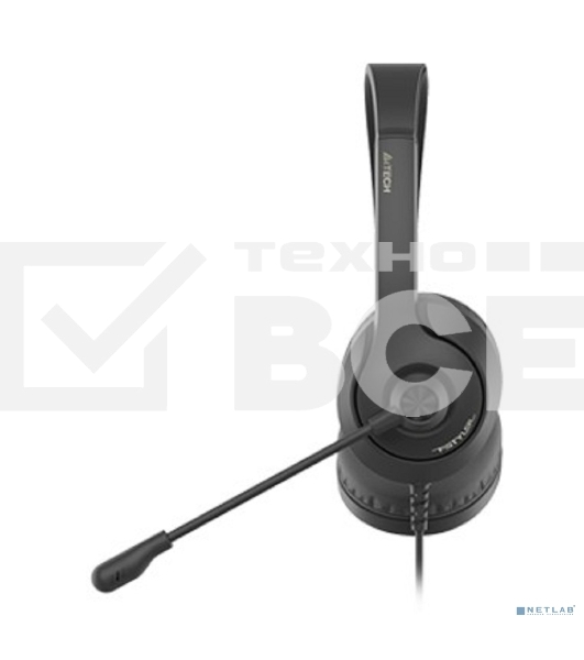 Наушники с микрофоном A4Tech Fstyler FH100i черный 1.8м накладные оголовье (FH100I)