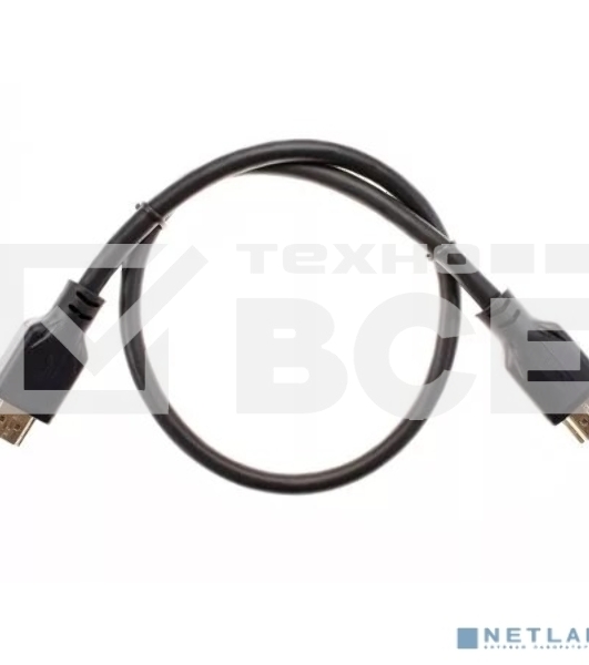 Кабель HDMI 19M/M,ver. 2.1, 8K@60 Hz 0.5m Telecom/VCOM <TCG255-0.5M>