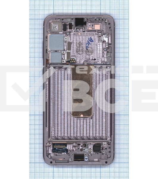 Дисплея для Samsung Galaxy S23 Plus 5G SM-S916B в сборе с тачскрином ServicePack, лавандовый GH82-30476B