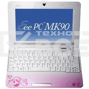 Клавиатура для ноутбука Asus Eee PC MK90H белая
