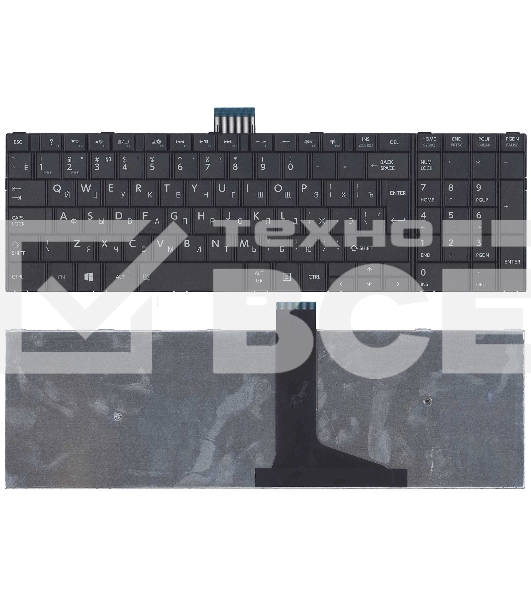 Клавиатура для ноутбука Toshiba Satellite C55 C55-A C55dt черная