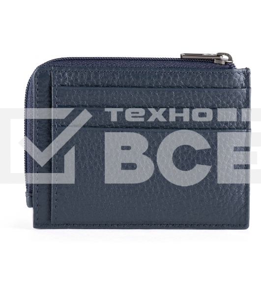 Чехол для кредитных карт Piquadro Modus Special PP4822MOSR/BLU, натур.кожа, синий