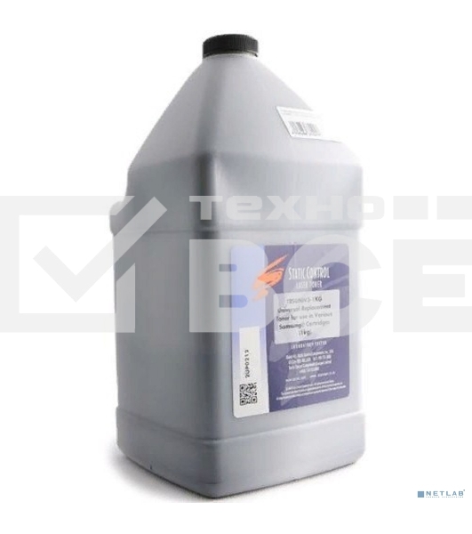 Тонер Static Control TRSUNIV3-1KG черный флакон 1000гр. для принтера Samsung ML2160/SCX3400/M2020/M2070