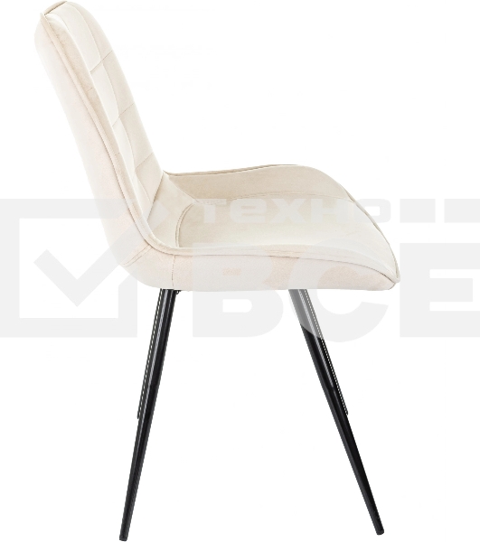 Стул для дома Бюрократ CH-K2_4 комплект 4 шт бежевый Holland 06 металл черный на ножках (CH-K2_1/HL07_4)