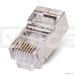 Коннектор RJ-45 Filum FL-NA-PLUG5E-6 5E кат., 8p8c, экран, 30 мкм, универсальный, для одножильного и многожильного кабеля, уп/100 шт, фото3