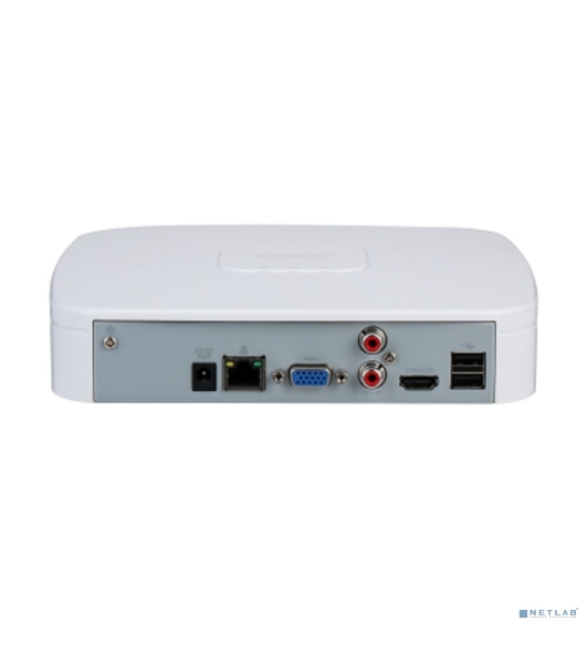 IP-видеорегистратор 4K Dahua DHI-NVR2116-4KS3 16-канальный и H.265+, ИИ Входящий поток до 144Мбит/с; 1 SATA III до 20Тбайт; 1 HDMI, 1 VGA;1 RJ45 1000Мбит/с