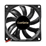 Вентилятор 24В DC ExeGate EX08015S2P-24 (80x80x15 мм, Sleeve bearing (подшипник скольжения), 2pin, 2500RPM, 30dBA), фото3