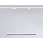 Трековый однофазный подвесной светодиодный светильник Ambrella light GL6783 WH белый LED 24W 4200K 600*22*1025, фото3