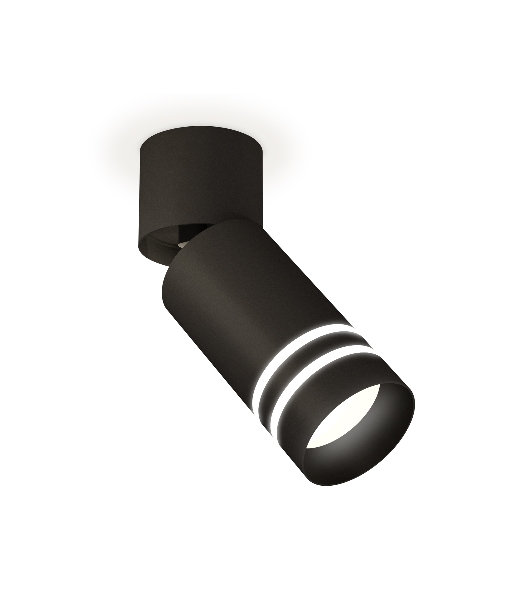 Светильник Ambrella Light XM6313086 SBK/BK/FR черный песок/черный/белый матовый MR16 GU5.3 (A2221, C6313, N6236)