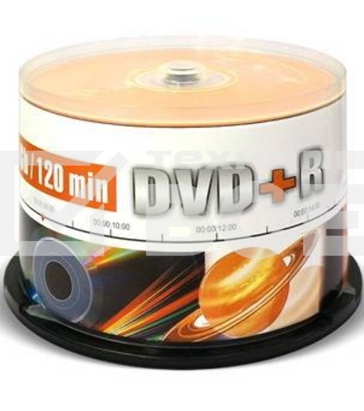 Диск DVD+R Mirex 4.7 Gb, 16x, Cake Box (50), (50/300)