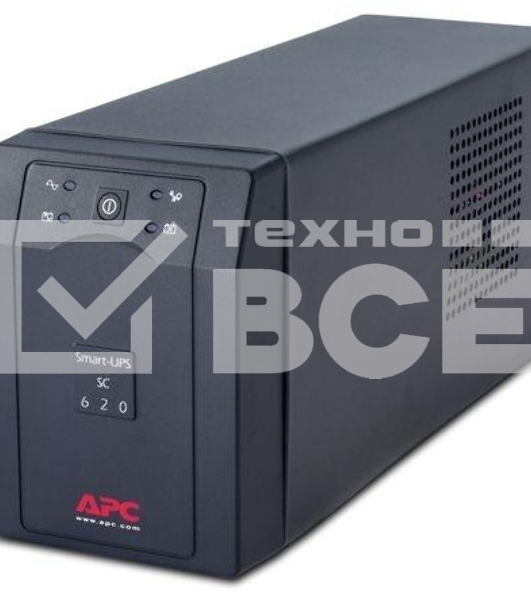 Источник бесперебойного питания APC Smart-UPS SC SC620I 390Вт 620ВА черный