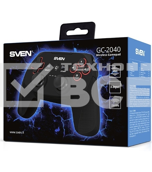 Геймпад беспроводной SVEN GC-2040 [SV-015985]