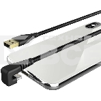 Кабель Hama 00187221 Lightning (m) угловой USB 2.0 (m) 1.5м черный, фото2