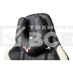 Кресло игровое Бюрократ VIKING 5 AERO WHITE черный/белый искусственная кожа, фото24