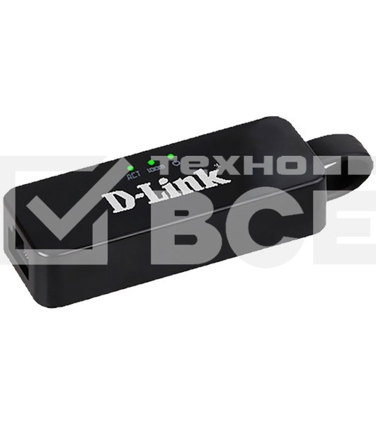Сетевой адаптер D-Link DUB-2312/A2A, USB Type-C Network Adapter with 1 10/100/1000Base-T port.1 USB Type-C (male) port, 1 x 10/100/1000 Base-T port, support MAC OS X Catalina 10.15.1, Windows 7/8/10, support USB 1.1