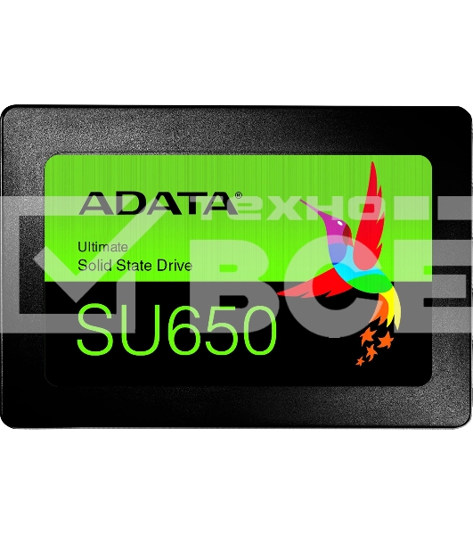 Накопитель SSD ADATA SU650, 256Gb, SATA III, 2.5