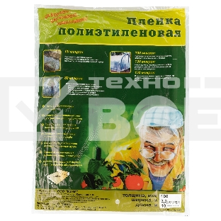 Пленка п/э фас 10x3 100 мкм // Россия