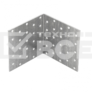 Крепежный уголок равносторонний, KUR 100x100x100 мм, Россия Сибртех