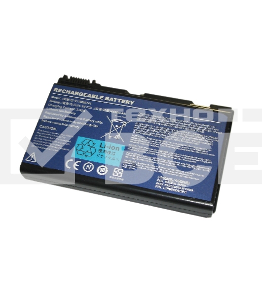 Аккумуляторная батарея для ноутбука Acer TravelMate TM00741 7520 11.1V 5200mAh OEM черный
